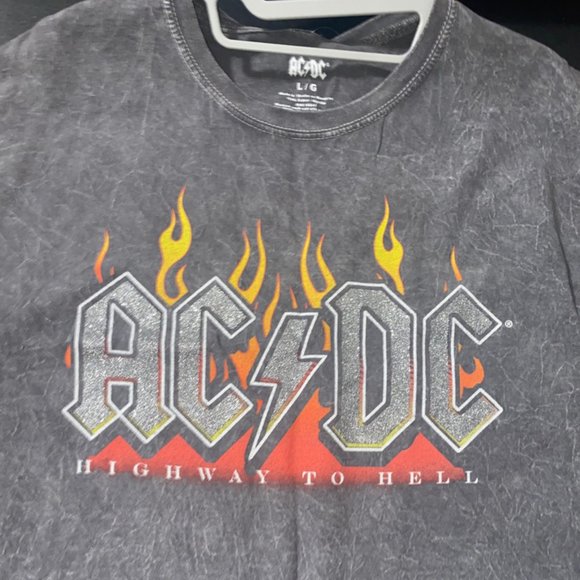 Tops | Acdc Crop Top | Poshmark